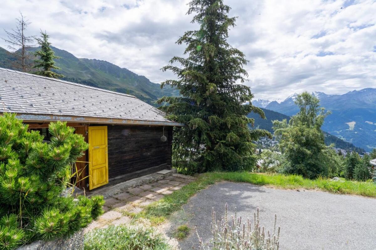 Cosy Chalet With Panoramic Views In Verbier Guest House Exterior photo